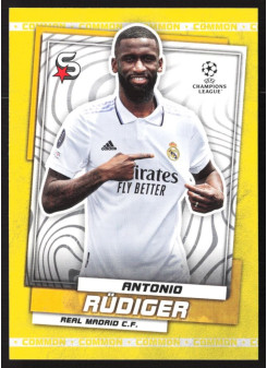 Antonio Rüdiger, Kartička, 2022-23 Topps Superstars UEFA Club Competitions, Common Yellow