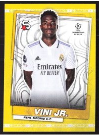 Vini Jr, Kartička, 2022-23 Topps Superstars UEFA Club Competitions, Common Yellow
