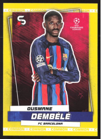 Ousmane Dembele, Kartička, 2022-23 Topps Superstars UEFA Club Competitions, Common Yellow