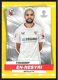 Youssef En-Nesyri, Kartička, 2022-23 Topps Superstars UEFA Club Competitions, Common Yellow