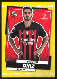 Brahim Díaz, Kartička, 2022-23 Topps Superstars UEFA Club Competitions, Common Yellow