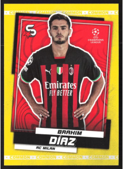 Brahim Díaz, Kartička, 2022-23 Topps Superstars UEFA Club Competitions, Common Yellow