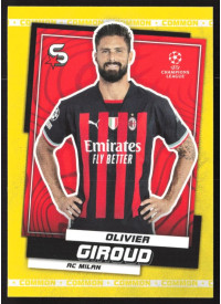 Olivier Giroud, Kartička, 2022-23 Topps Superstars UEFA Club Competitions, Common Yellow