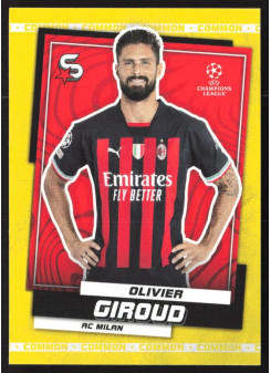 Olivier Giroud, Kartička, 2022-23 Topps Superstars UEFA Club Competitions, Common Yellow