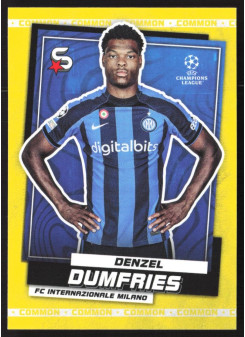 Denzel Dumfries, Kartička, 2022-23 Topps Superstars UEFA Club Competitions, Common Yellow