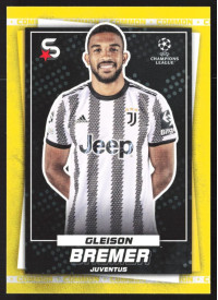 Gleison Bremer, Kartička, 2022-23 Topps Superstars UEFA Club Competitions, Common Yellow