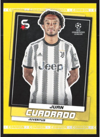 Juan Cuadrado, Kartička, 2022-23 Topps Superstars UEFA Club Competitions, Common Yellow