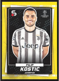 Filip Kostic, Kartička, 2022-23 Topps Superstars UEFA Club Competitions, Common Yellow