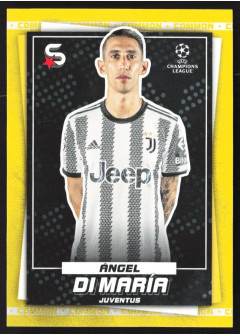 Angel Di Maria, Card, 2022-23 Topps Superstars UEFA Club Competitions, Common Yellow