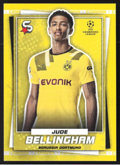 Jude Bellingham, Kartička, 2022-23 Topps Superstars UEFA Club Competitions, Common Yellow