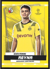 Giovanni Reyna, Kartička, 2022-23 Topps Superstars UEFA Club Competitions, Common Yellow