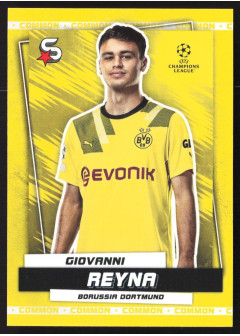Giovanni Reyna, Card, 2022-23 Topps Superstars UEFA Club Competitions, Common Yellow