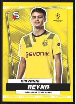Giovanni Reyna, Kartička, 2022-23 Topps Superstars UEFA Club Competitions, Common Yellow