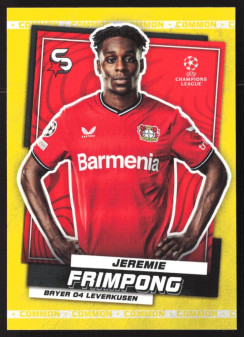 Jeremie Frimpong, Kartička, 2022-23 Topps Superstars UEFA Club Competitions, Common Yellow