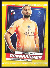Gianluigi Donnarumma, Kartička, 2022-23 Topps Superstars UEFA Club Competitions, Common Yellow
