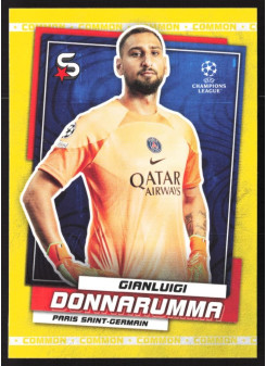 Gianluigi Donnarumma, Kartička, 2022-23 Topps Superstars UEFA Club Competitions, Common Yellow
