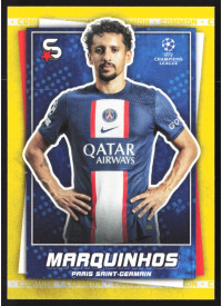 Marquinhos, Kartička, 2022-23 Topps Superstars UEFA Club Competitions, Common Yellow