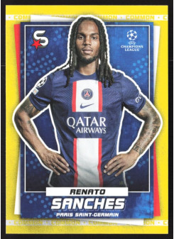Renato Sanches, Kartička, 2022-23 Topps Superstars UEFA Club Competitions, Common Yellow
