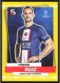 Fabián Ruiz, Kartička, 2022-23 Topps Superstars UEFA Club Competitions, Common Yellow