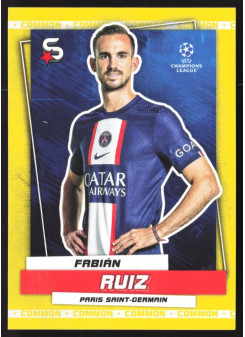 Fabián Ruiz, Kartička, 2022-23 Topps Superstars UEFA Club Competitions, Common Yellow
