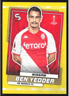 Wissam Ben Yedder, Kartička, 2022-23 Topps Superstars UEFA Club Competitions, Common Yellow