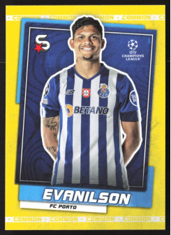 Evanilson, Kartička, 2022-23 Topps Superstars UEFA Club Competitions, Common Yellow