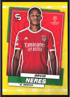 David Neres, Kartička, 2022-23 Topps Superstars UEFA Club Competitions, Common Yellow