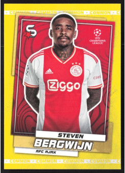 Steven Bergwijn, Kartička, 2022-23 Topps Superstars UEFA Club Competitions, Common Yellow