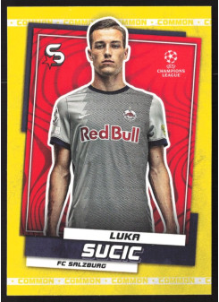 Luka Sucić, Kartička, 2022-23 Topps Superstars UEFA Club Competitions, Common Yellow
