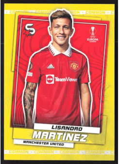 Lisandro Martínez, Kartička, 2022-23 Topps Superstars UEFA Club Competitions, Common Yellow