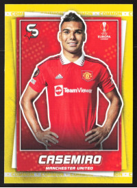 Casemiro, Kartička, 2022-23 Topps Superstars UEFA Club Competitions, Common Yellow