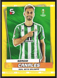 Sergio Canales, Kartička, 2022-23 Topps Superstars UEFA Club Competitions, Common Yellow