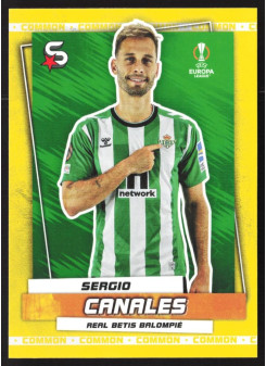 Sergio Canales, Kartička, 2022-23 Topps Superstars UEFA Club Competitions, Common Yellow