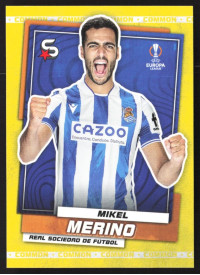 Mikel Merino, Kartička, 2022-23 Topps Superstars UEFA Club Competitions, Common Yellow