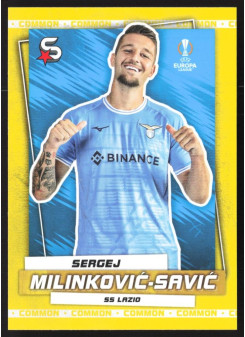 Sergej Milinković-Savić, Kartička, 2022-23 Topps Superstars UEFA Club Competitions, Common Yellow