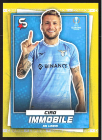 Ciro Immobile, Kartička, 2022-23 Topps Superstars UEFA Club Competitions, Common Yellow