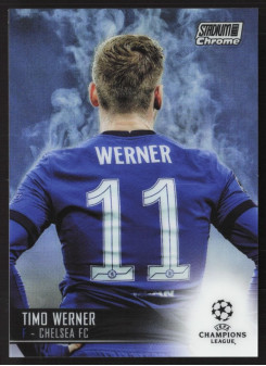 Timo Werner, Kartička, 2020-21 Topps Stadium Club Chrome UEFA Champions League, Refractor