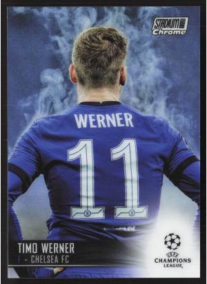 Timo Werner, Card, 2020-21 Topps Stadium Club Chrome UEFA Champions League, Refractor