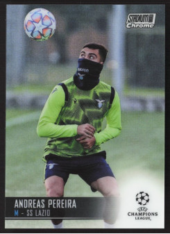 Andreas Pereira, Kartička, 2020-21 Topps Stadium Club Chrome UEFA Champions League, Refractor