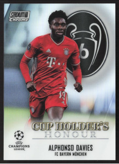 Alphonso Davies, Kartička, 2020-21 Topps Stadium Club Chrome UEFA Champions League, INSERT