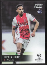 Jurrien Timber, Kartička, 2020-21 Topps Stadium Club Chrome UEFA Champions League, BASE