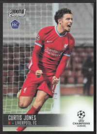 Curtis Jones, Kartička, 2020-21 Topps Stadium Club Chrome UEFA Champions League, BASE