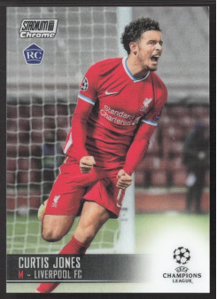 Curtis Jones, Kartička, 2020-21 Topps Stadium Club Chrome UEFA Champions League, BASE