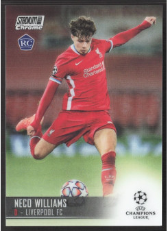 Neco Williams, Kartička, 2020-21 Topps Stadium Club Chrome UEFA Champions League, BASE