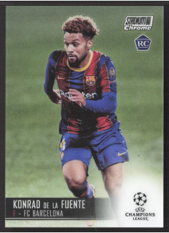 Konrad de la Fuente, Kartička, 2020-21 Topps Stadium Club Chrome UEFA Champions League, BASE