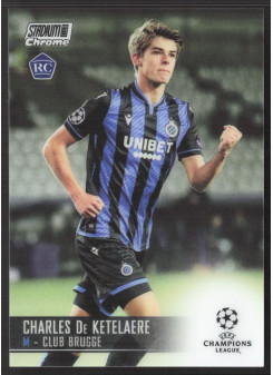 Charles De Ketelaere, Kartička, 2020-21 Topps Stadium Club Chrome UEFA Champions League, BASE