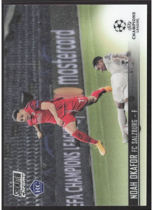 Noah Okafor, Card, 2020-21 Topps Stadium Club Chrome UEFA Champions League, BASE
