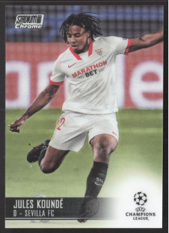 Jules Kounde, Kartička, 2020-21 Topps Stadium Club Chrome UEFA Champions League, BASE