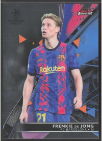Frenkie de Jong, Kartička, Topps UEFA Champions League Finest 2021-2022, BASE