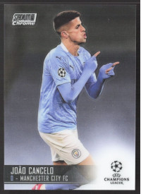 Joao Cancelo, Kartička, 2020-21 Topps Stadium Club Chrome UEFA Champions League, BASE